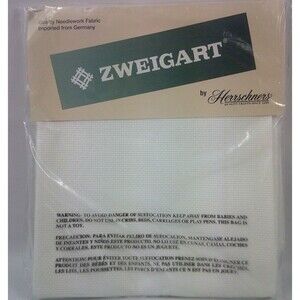Zweigart By Herrschners Quality Needlework Fabric Imported from Germany Cross